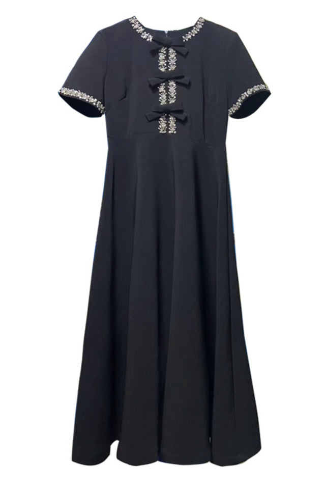 Zoe Bowknot Crystal-Embellished Midi Dress | Dress In Beauty Zoe Bowknot Crystal-Embellished Midi Dress | Dress In Beauty