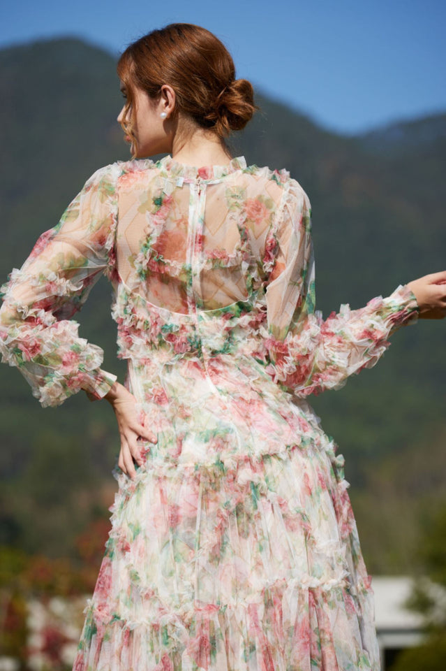 Aurora Floral Mesh Dress | Dress In Beauty Aurora Floral Mesh Dress | Dress In Beauty