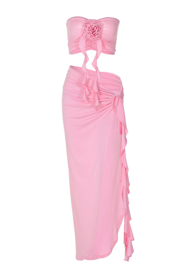 Arrietty Flower Draped Skirt Set | Dress In Beauty Arrietty Flower Draped Skirt Set | Dress In Beauty