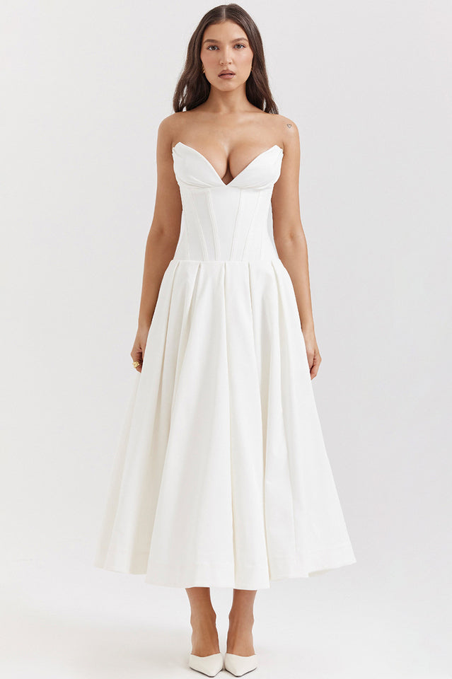 Lady Black Strapless Midi Dress | Dress In Beauty Lady Black Strapless Midi Dress | Dress In Beauty