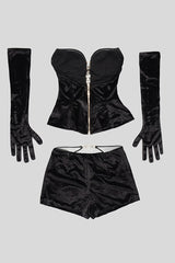 Sahara Tube Top +Shorts 3 Piece Set | Dress In Beauty Sahara Tube Top +Shorts 3 Piece Set | Dress In Beauty