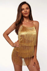 Halter Fringe Romper | Dress In Beauty Halter Fringe Romper | Dress In Beauty