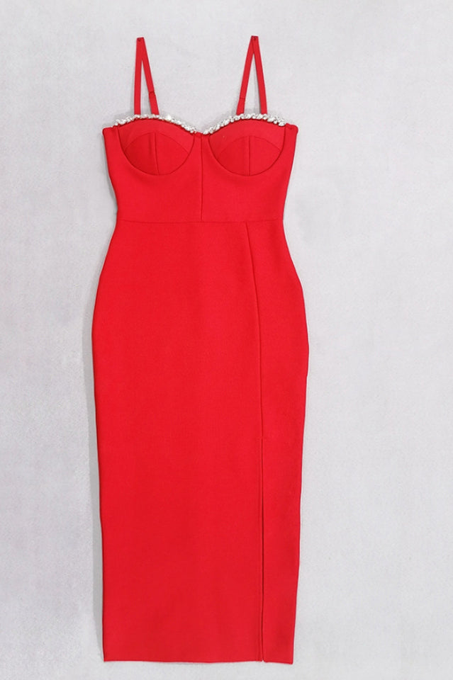 Breenda Sleeveless Pearl Midi Dress | Dress In Beauty Breenda Sleeveless Pearl Midi Dress | Dress In Beauty