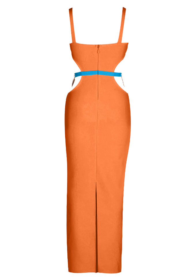 Strappy Metal Trim Cut Out Maxi Dress | Dress In Beauty Strappy Metal Trim Cut Out Maxi Dress | Dress In Beauty