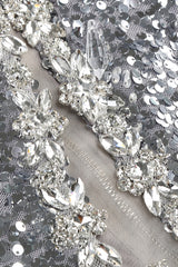 Crystal Sequin Two Piece Maxi Dress | Dress In Beauty Crystal Sequin Two Piece Maxi Dress | Dress In Beauty