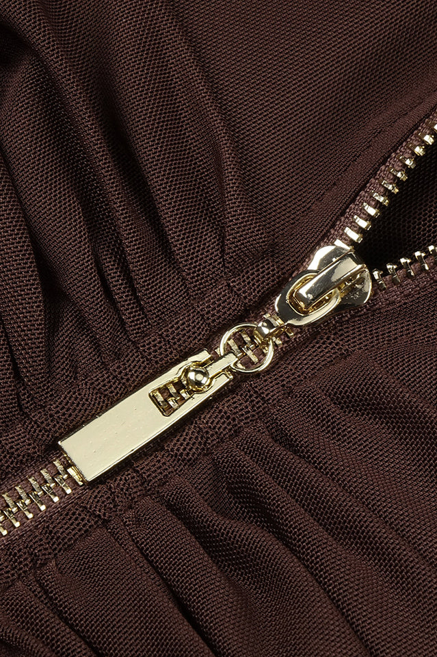 Long Sleeve Draped Mesh Maxi Dress | Dress In Beauty Long Sleeve Draped Mesh Maxi Dress | Dress In Beauty