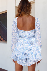 Flora Shirred Sleeves Romper | Dress In Beauty Flora Shirred Sleeves Romper | Dress In Beauty