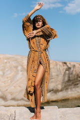 Boho Tie Dye Kimono Blouse | Dress In Beauty Boho Tie Dye Kimono Blouse | Dress In Beauty