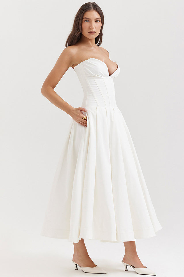 Lady Black Strapless Midi Dress | Dress In Beauty Lady Black Strapless Midi Dress | Dress In Beauty