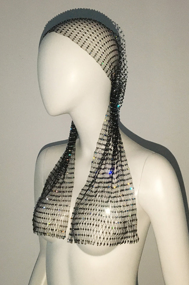 Party Art Rhinestone Hair Net | Dress In Beauty Party Art Rhinestone Hair Net | Dress In Beauty