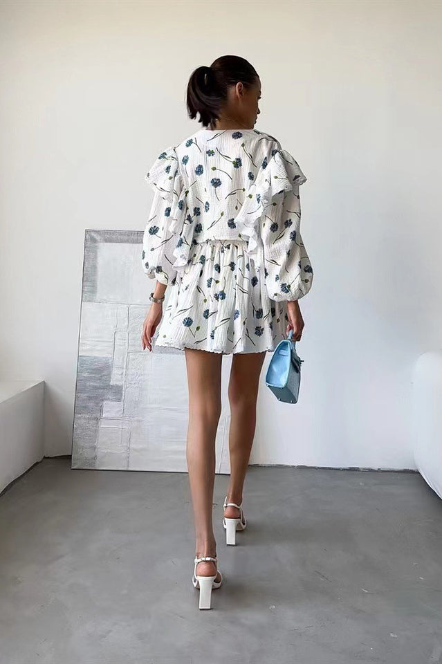 Ruffled Strawberry Print Skirt Set | Dress In Beauty Ruffled Strawberry Print Skirt Set | Dress In Beauty