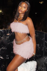 White Fur Skirt Set | Dress In Beauty White Fur Skirt Set | Dress In Beauty