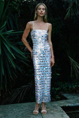 Phoenix Midi Dress in Sequins | Dress In Beauty Phoenix Midi Dress in Sequins | Dress In Beauty