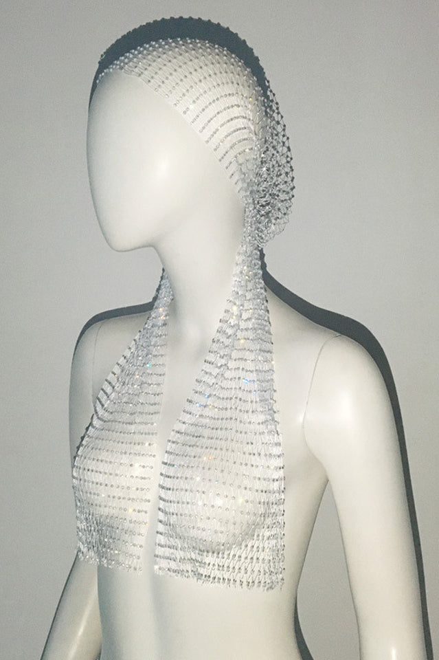 Party Art Rhinestone Hair Net | Dress In Beauty Party Art Rhinestone Hair Net | Dress In Beauty