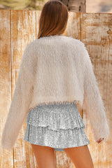 Sequin Darling Tiered Shorts | Dress In Beauty Sequin Darling Tiered Shorts | Dress In Beauty