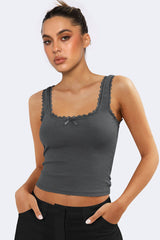 Lace Detailed Square Neck Top | Dress In Beauty Lace Detailed Square Neck Top | Dress In Beauty