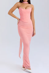 Hallie Corset With Neck Scarf + Skirt Set | Dress In Beauty Hallie Corset With Neck Scarf + Skirt Set | Dress In Beauty