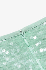 Titania Seafoam Sequin Maxi Gown | Dress In Beauty Titania Seafoam Sequin Maxi Gown | Dress In Beauty