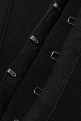 Black Faux Fur Trimmed Bustier | Dress In Beauty Black Faux Fur Trimmed Bustier | Dress In Beauty