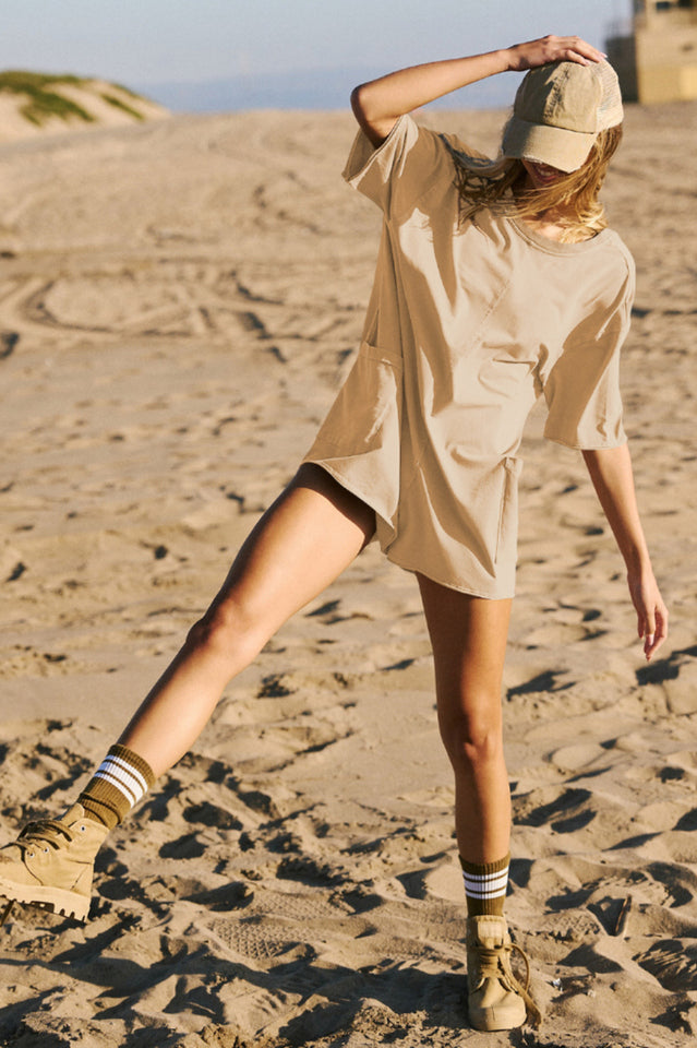 Koton Boat Neck Playsuit | Dress In Beauty Koton Boat Neck Playsuit | Dress In Beauty