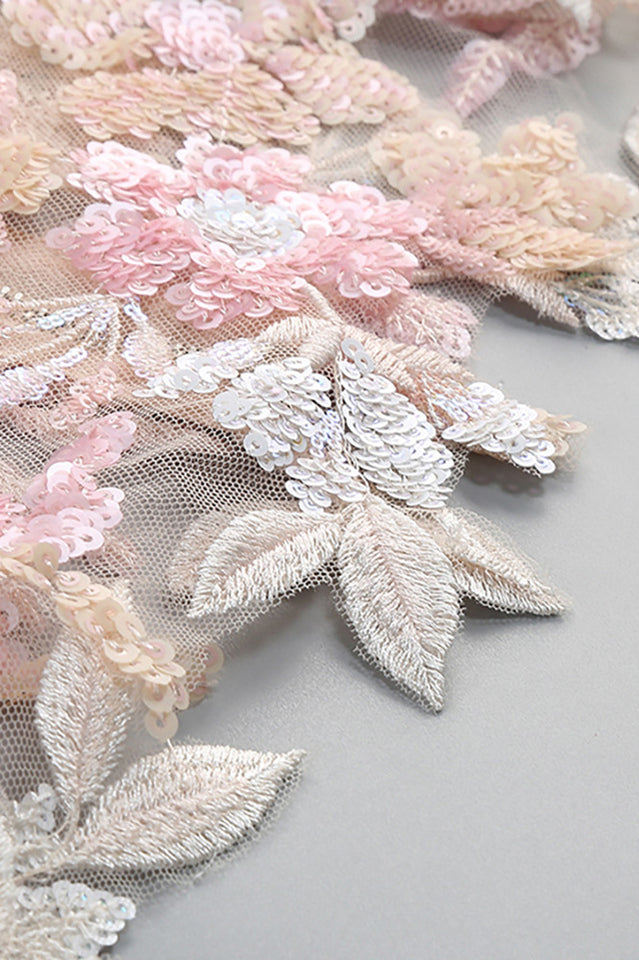 Kamames Strapless Floral Sequined Maxi Dress | Dress In Beauty Kamames Strapless Floral Sequined Maxi Dress | Dress In Beauty