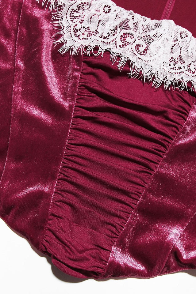 Jacinda Velvet Lace Tunic Top | Dress In Beauty Jacinda Velvet Lace Tunic Top | Dress In Beauty