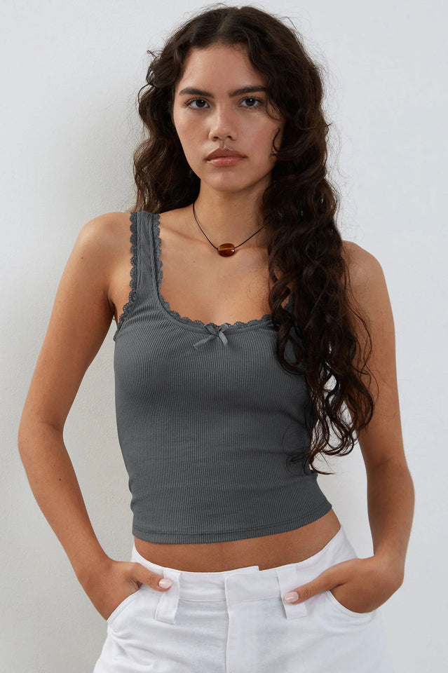 Lace Detailed Square Neck Top | Dress In Beauty Lace Detailed Square Neck Top | Dress In Beauty