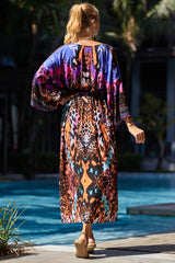 Tie Dye Belt Kimono Blouse (15 Colors) | Dress In Beauty Tie Dye Belt Kimono Blouse (15 Colors) | Dress In Beauty