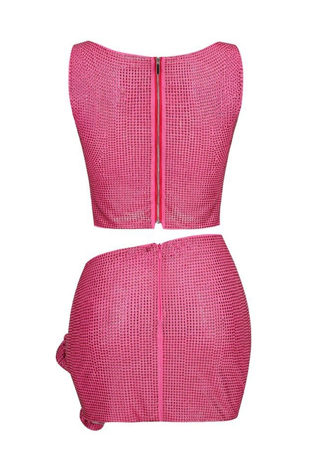 Linne Cutout Top & Skirt Set | Dress In Beauty Linne Cutout Top & Skirt Set | Dress In Beauty