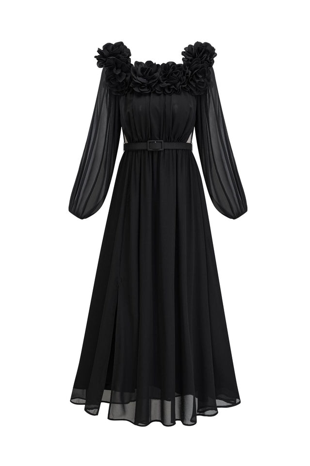 Ascella Flower Shoulder Maxi Dress | Dress In Beauty Ascella Flower Shoulder Maxi Dress | Dress In Beauty