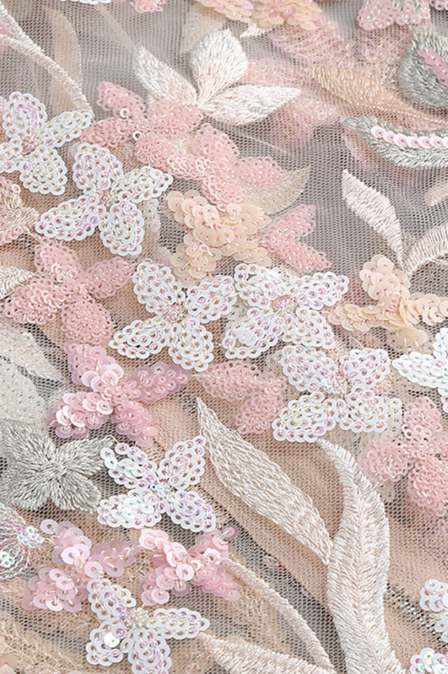 Kamames Strapless Floral Sequined Maxi Dress | Dress In Beauty Kamames Strapless Floral Sequined Maxi Dress | Dress In Beauty