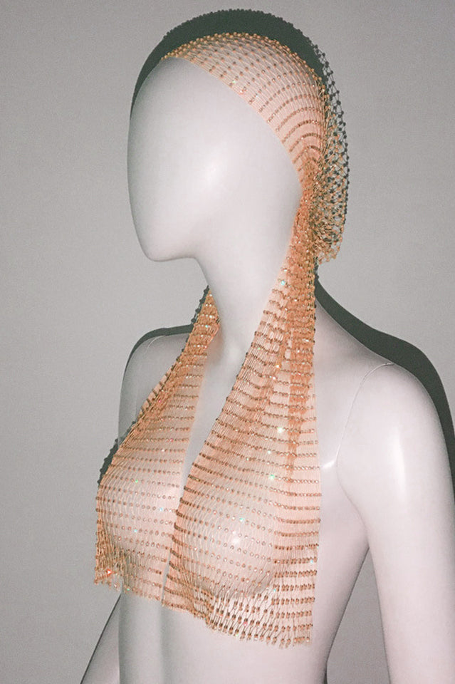 Party Art Rhinestone Hair Net | Dress In Beauty Party Art Rhinestone Hair Net | Dress In Beauty