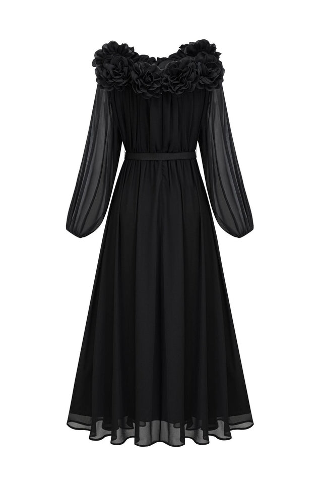 Ascella Flower Shoulder Maxi Dress | Dress In Beauty Ascella Flower Shoulder Maxi Dress | Dress In Beauty