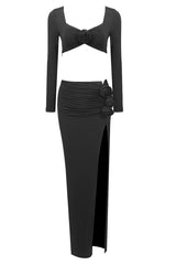 Rose High Split Maxi Dress | Dress In Beauty Rose High Split Maxi Dress | Dress In Beauty