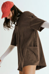 Koton Boat Neck Playsuit | Dress In Beauty Koton Boat Neck Playsuit | Dress In Beauty