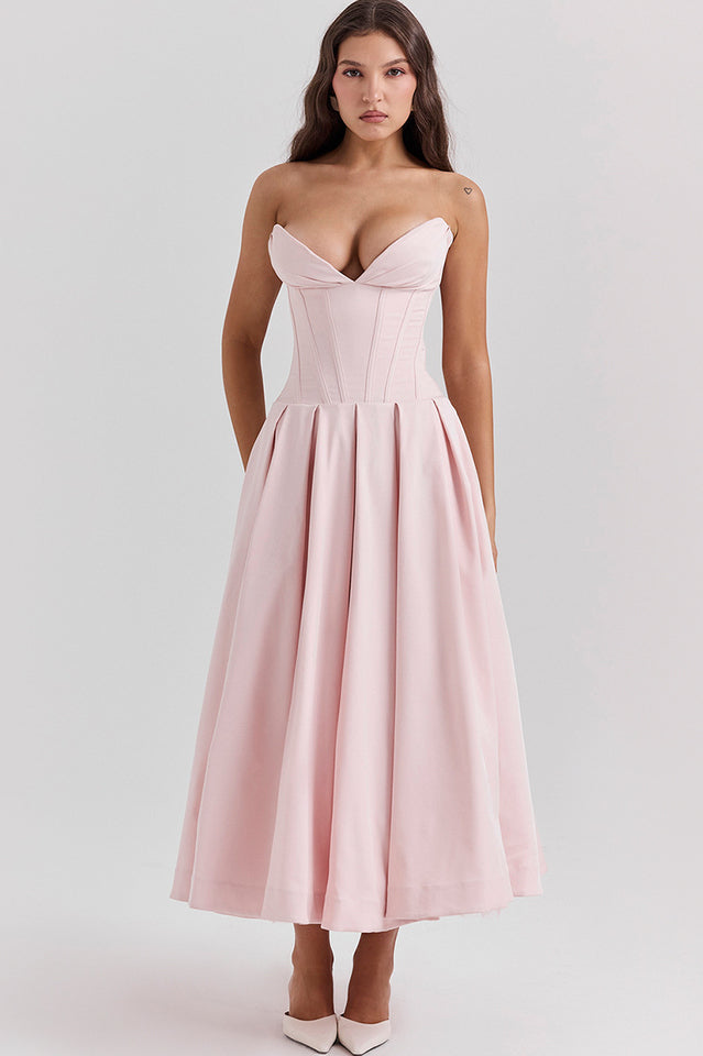 Lady Black Strapless Midi Dress | Dress In Beauty Lady Black Strapless Midi Dress | Dress In Beauty