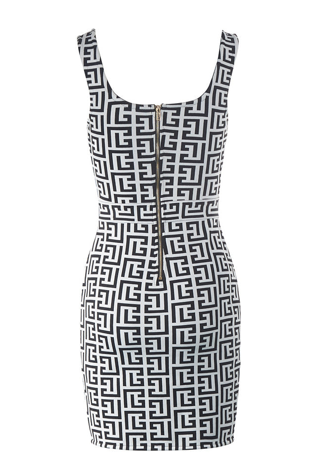 Jacquard Bandage Mini Dress | Dress In Beauty Jacquard Bandage Mini Dress | Dress In Beauty