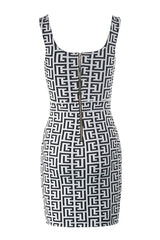 Jacquard Bandage Mini Dress | Dress In Beauty Jacquard Bandage Mini Dress | Dress In Beauty