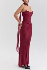 Hallie Corset With Neck Scarf + Skirt Set | Dress In Beauty Hallie Corset With Neck Scarf + Skirt Set | Dress In Beauty