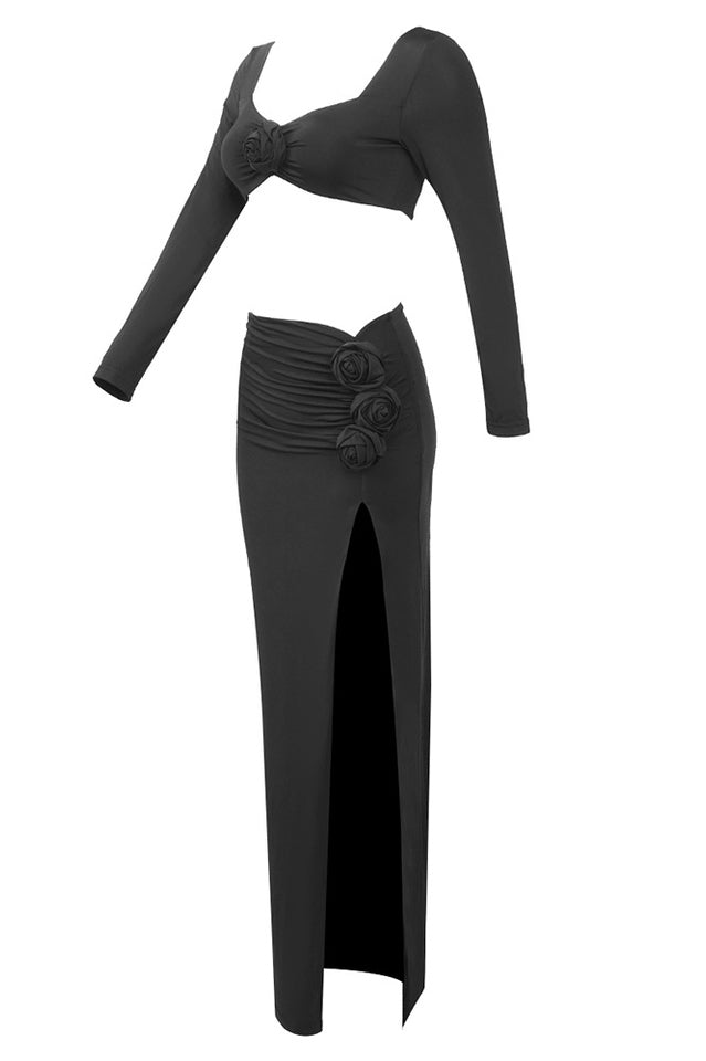 Rose High Split Maxi Dress | Dress In Beauty Rose High Split Maxi Dress | Dress In Beauty