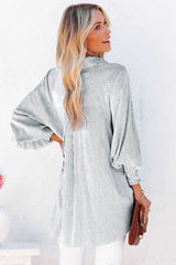 Smocked Cuffed Striped Boyfriend Shirt | Dress In Beauty Smocked Cuffed Striped Boyfriend Shirt | Dress In Beauty