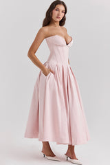 Lady Black Strapless Midi Dress | Dress In Beauty Lady Black Strapless Midi Dress | Dress In Beauty