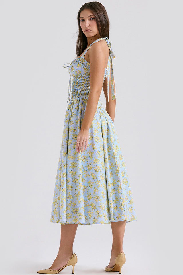 Adabella Cotton Halter Midi Sundress | Dress In Beauty Adabella Cotton Halter Midi Sundress | Dress In Beauty