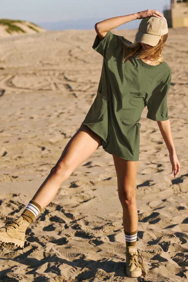 Koton Boat Neck Playsuit | Dress In Beauty Koton Boat Neck Playsuit | Dress In Beauty