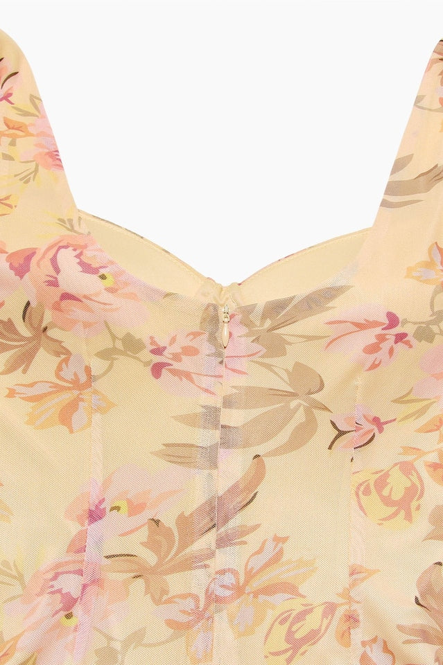 Robina Floral Bustier Bodice Gown | Dress In Beauty Robina Floral Bustier Bodice Gown | Dress In Beauty