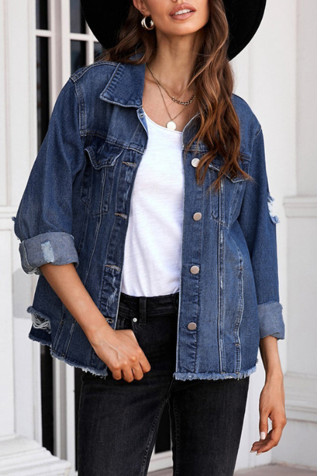 Basic Denim Jacket | Dress In Beauty Basic Denim Jacket | Dress In Beauty
