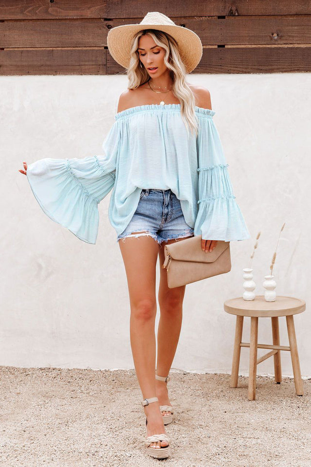 Bamboo Flare Sleeve T-shirt | Dress In Beauty Bamboo Flare Sleeve T-shirt | Dress In Beauty