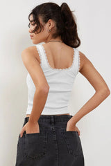 Lace Detailed Square Neck Top | Dress In Beauty Lace Detailed Square Neck Top | Dress In Beauty