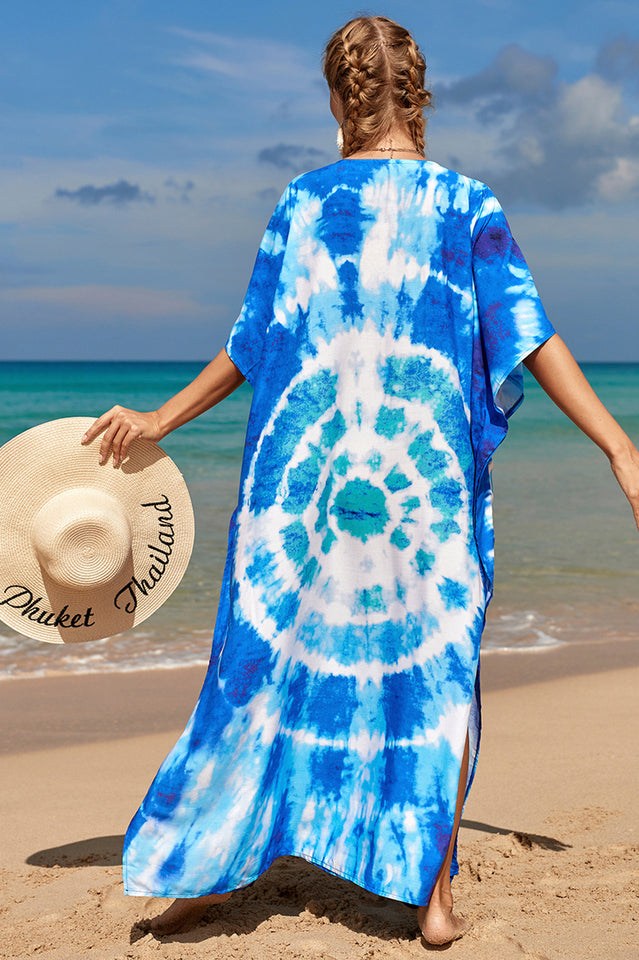 Tropical Pattern Kimono Blouse ( 29 Colors ) | Dress In Beauty Tropical Pattern Kimono Blouse ( 29 Colors ) | Dress In Beauty