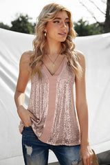 Sequin Camisole Top | Dress In Beauty Sequin Camisole Top | Dress In Beauty